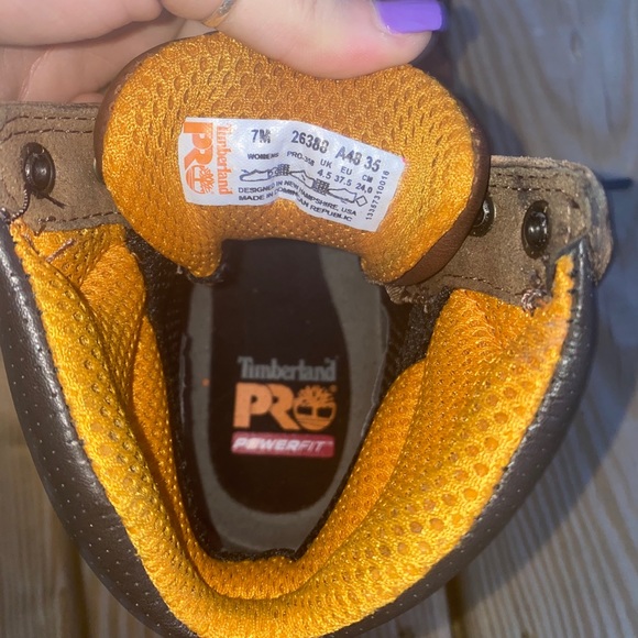 Women’s TIMBERLAND Steel Toe Working Boots - Picture 7 of 9